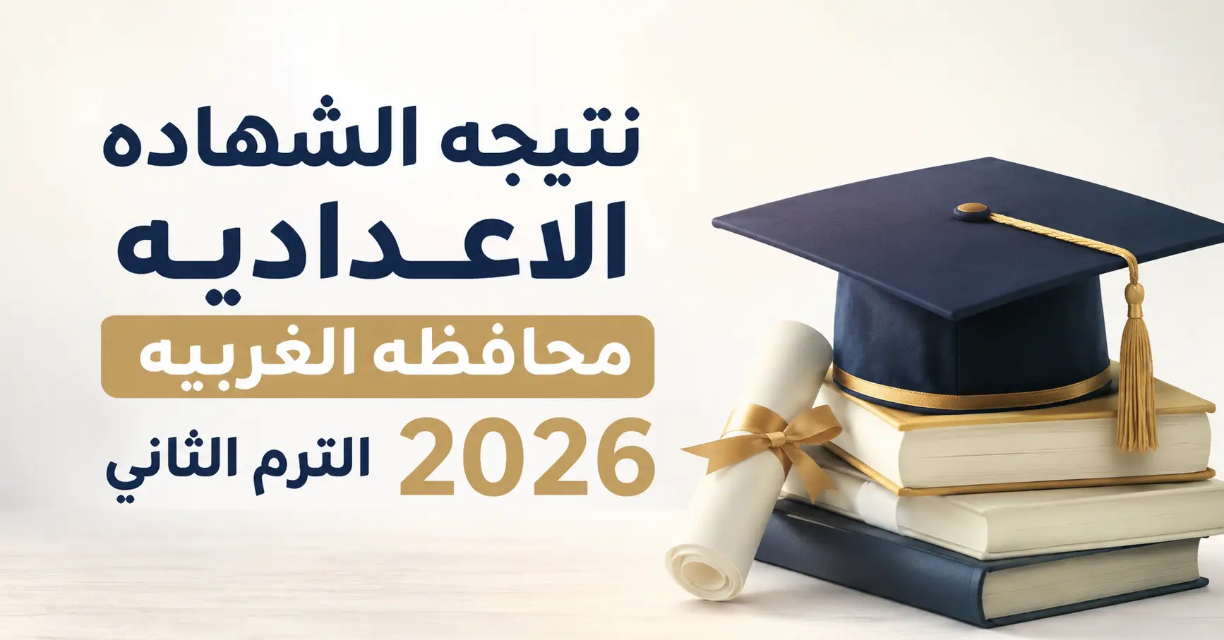 نتيجه الشهاده الاعداديه محافظه الغربيه الترم الثاني 2026